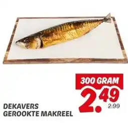 Dekamarkt DEKAVERS GEROOKTE MAKREEL aanbieding