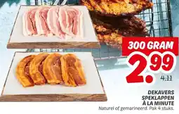 Dekamarkt DEKAVERS SPEKLAPPEN À LA MINUTE aanbieding