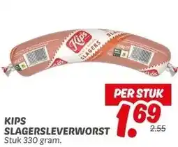 Dekamarkt KIPS SLAGERSLEVERWORST aanbieding