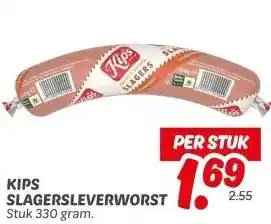 Dekamarkt KIPS SLAGERSLEVERWORST aanbieding
