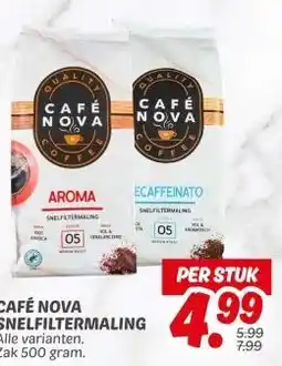 Dekamarkt CAFÉ NOVA SNELFILTERMALING aanbieding