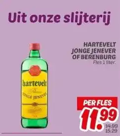 Dekamarkt HARTEVELT JONGE JENEVER OF BERENBURG aanbieding