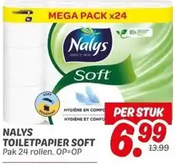 Dekamarkt NALYS TOILETPAPIER SOFT aanbieding