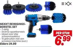 Dekamarkt NEXXT REINIGINGS- BORSTEL SET aanbieding