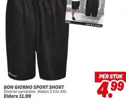 Dekamarkt BON GIORNO SPORT SHORT aanbieding