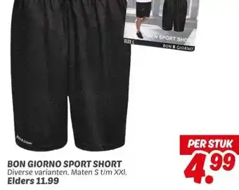 Dekamarkt BON GIORNO SPORT SHORT aanbieding