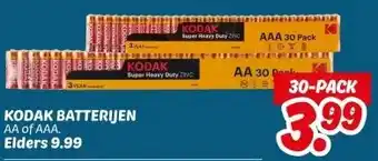 Dekamarkt KODAK BATTERIJEN aanbieding
