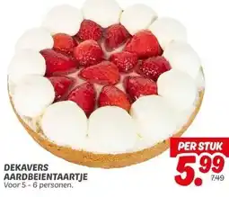 Dekamarkt DEKAVERS AARDBEIENTAARTJE aanbieding