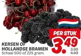 Dekamarkt KERSEN OF HOLLANDSE BRAMEN aanbieding