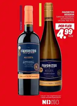 Dekamarkt FAVORITOS RESERVA aanbieding