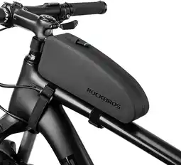 Amazon ROCKBROS Fietstas voor mountainbike, stuurtas, waterdicht, licht, zwart, 1 l, 1,5 l aanbieding