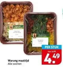Hoogvliet Warung maaltijd aanbieding