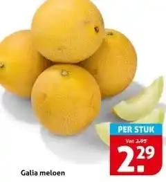 Hoogvliet Galia meloen aanbieding