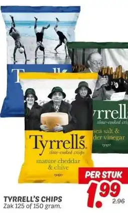 Dekamarkt TYRRELL'S CHIPS aanbieding