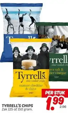 Dekamarkt TYRRELL'S CHIPS aanbieding