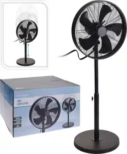 Bol.com Excellent Electrics - Statiefventilator - Zwart aanbieding
