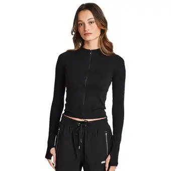Foot Locker Peach Fit Lucia Seamless Dames T-shirts - Zwart - Maat: S - Foot Locker aanbieding