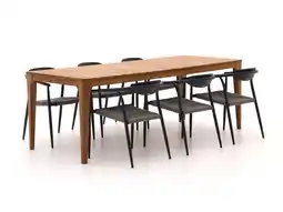 Kees Smit Manifesto Cavone/Bruca 220cm dining tuinset 7-delig stapelbaar aanbieding