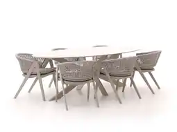 Kees Smit Bellagio Valsecca/Furato ellips 240cm dining tuinset 7-delig aanbieding