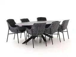 Kees Smit Manifesto Novara/Furato ellips 240cm dining tuinset 7-delig aanbieding