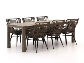 Kees Smit Intenso Busso/ROUGH-S 220cm dining tuinset 7-delig aanbieding