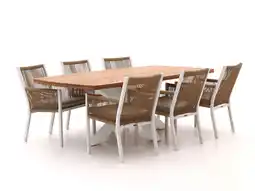 Kees Smit Manifesto Rivola/Induno Deens Ovaal 220cm dining tuinset 7-delig aanbieding