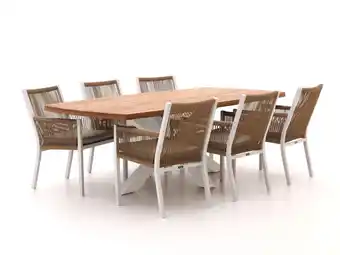 Kees Smit Manifesto Rivola/Induno Deens Ovaal 220cm dining tuinset 7-delig aanbieding