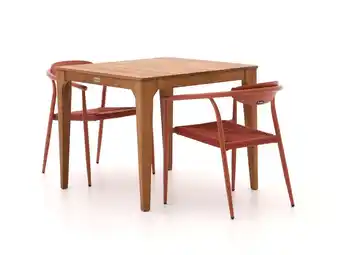 Kees Smit Manifesto Cavone/Bruca 90cm dining tuinset 3-delig stapelbaar aanbieding