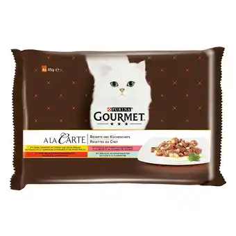 Zooplus 4x85g Kip/Forel/Rund/Koolvis Gourmet à La Carte Kattenvoer aanbieding