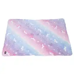 Zooplus TIAKI knuffeldoek Glowing Unicorns 100x70cm hond aanbieding