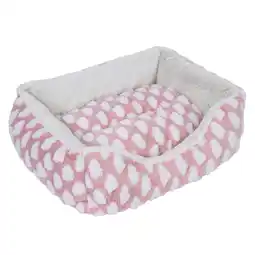 Zooplus zooplus Basics knuffelbed Fluffy roze hond aanbieding