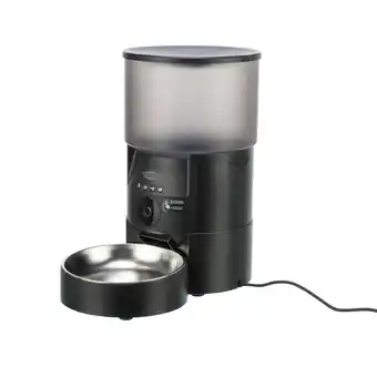 Zooplus Trixie TX-S Smart voederautomaat, wit, tot 3 liter droogvoer zwart kat hond aanbieding