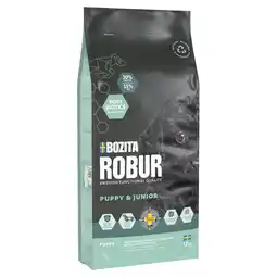 Zooplus Dubbbelpak: 2x12kg Bozita Robur Puppy & Junior droogvoer met kip aanbieding