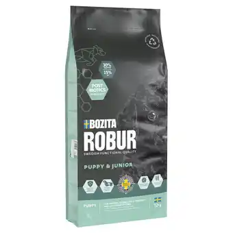 Zooplus Dubbbelpak: 2x12kg Bozita Robur Puppy & Junior droogvoer met kip aanbieding