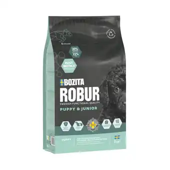 Zooplus Dubbelpak: 2x3kg Bozita Robur Puppy & Junior droogvoer met kip aanbieding