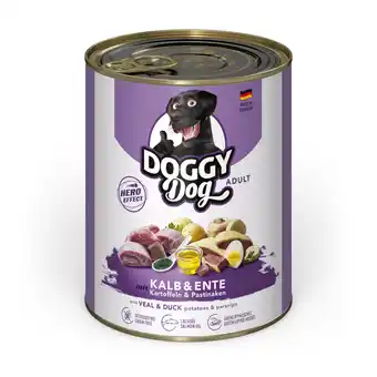 Zooplus 6x800g Doggy Dog Adult kalfsvlees & eend natvoer voor honden aanbieding