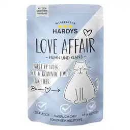 Zooplus Voordeelverpakking 24x100g Kip & Gans Hardys LOVE AFFAIR natvoer voor katten aanbieding