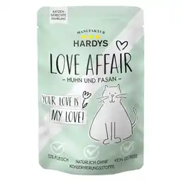 Zooplus Voordeelverpakking 24x100g kip & Fazant Hardys LOVE AFFAIR natvoer voor katten aanbieding