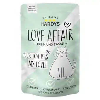Zooplus Voordeelverpakking 24x100g kip & Fazant Hardys LOVE AFFAIR natvoer voor katten aanbieding