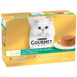 Zooplus Gourmet Gold Ragout Kattenvoer 12 x 85 g - Kip Varianten aanbieding