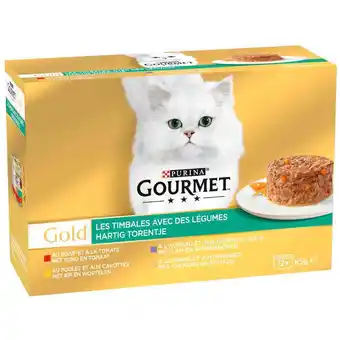 Zooplus Gourmet Gold Ragout Kattenvoer 12 x 85 g - Kip Varianten aanbieding