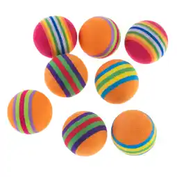 Zooplus zooplus Basics speelballenset voor katten 8 stuks aanbieding