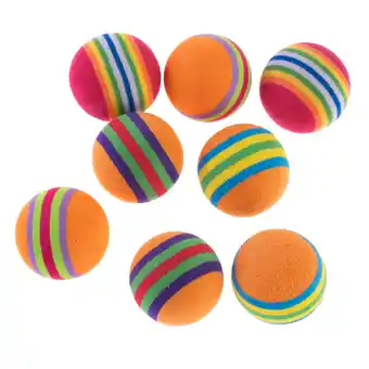 Zooplus zooplus Basics speelballenset voor katten 8 stuks aanbieding