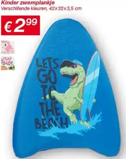 Kik Kinder zwemplankje aanbieding
