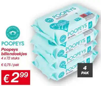 Kik Poopeys billendoekjes aanbieding