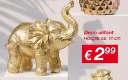 Kik Deco olifant aanbieding