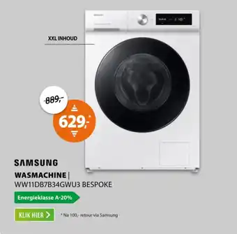 Expert Samsung wasmachine aanbieding