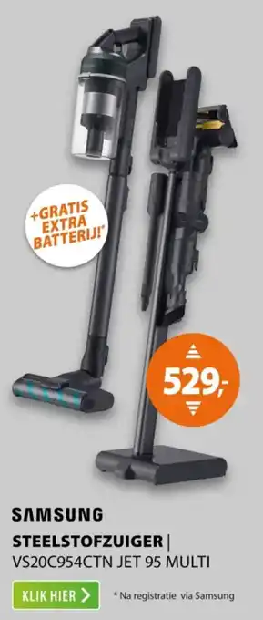 Expert Samsung steelstofzuiger aanbieding
