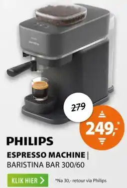 Expert PHILIPS Espresso machine aanbieding
