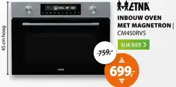 Expert Etna Inbouw Oven met magnetron CM450RVS aanbieding